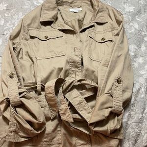 Liz Claiborne khaki jacket